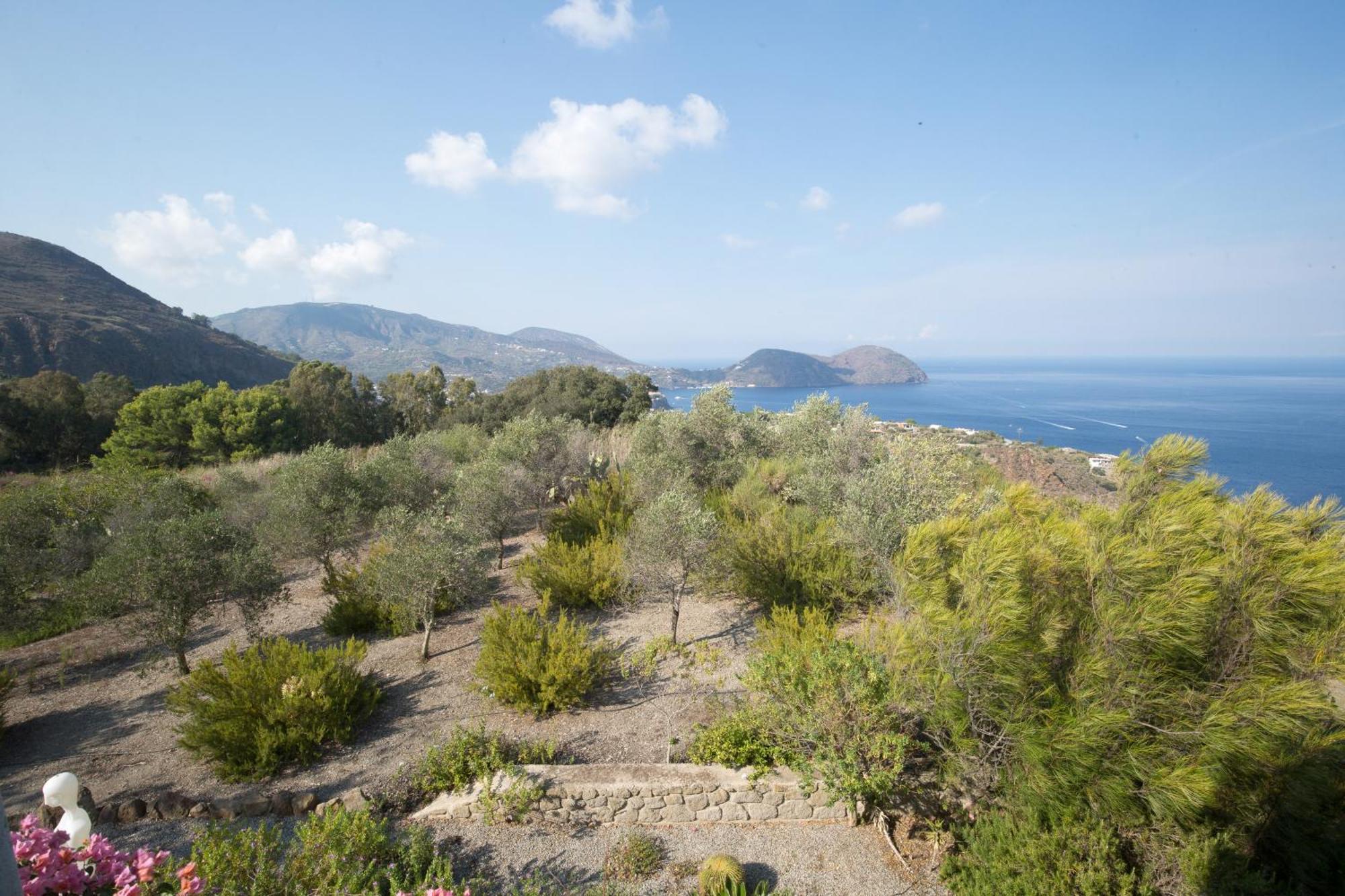 Sealight Villa Lipari - Vista E Piscina 外观 照片